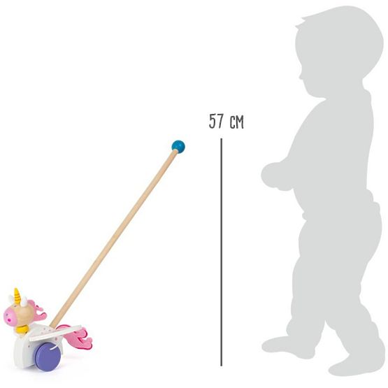 Tirando l'animale su un palo - Luna unicorno