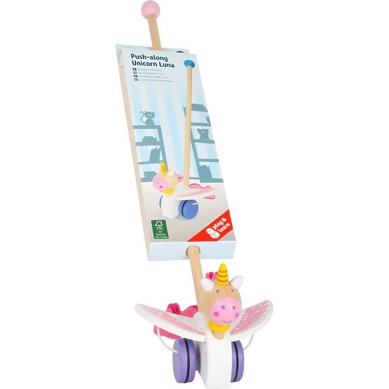 Tirando l'animale su un palo - Luna unicorno