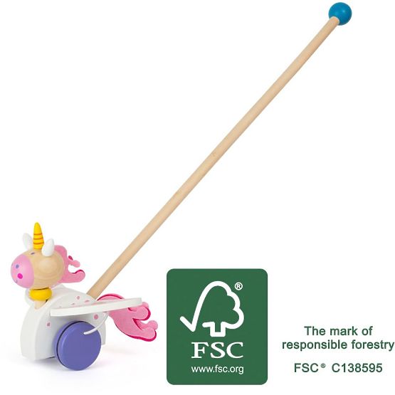 Tirando l'animale su un palo - Luna unicorno