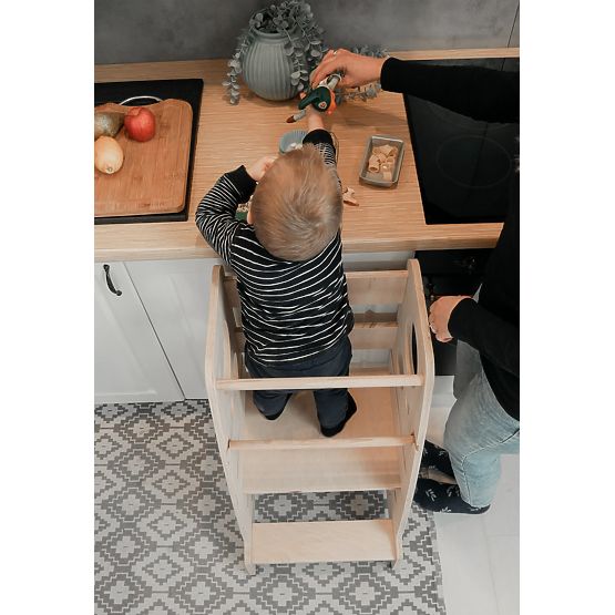 Torre didattica Montessori Lena MAXI 85 - naturale