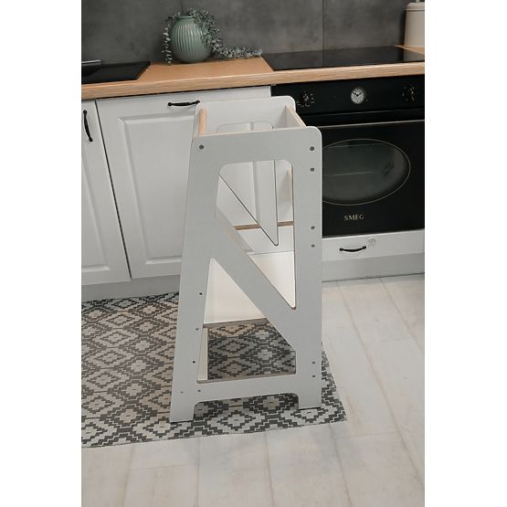 Torre apprendimento Montessori Pola Scandi - bianca