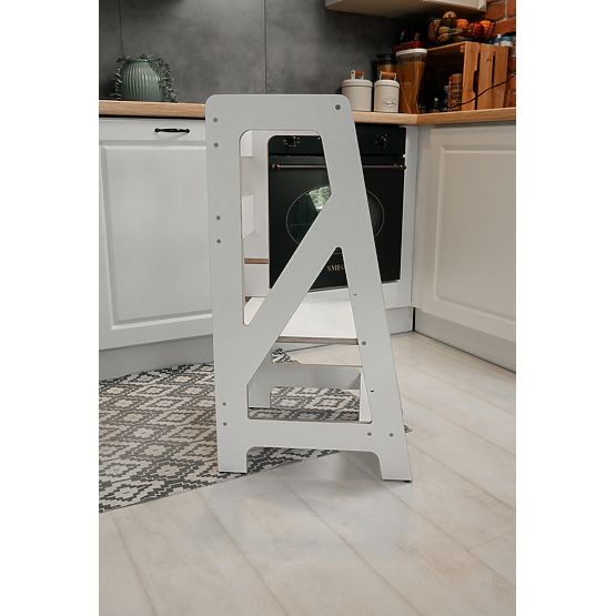 Torre apprendimento Montessori Pola Scandi - bianca