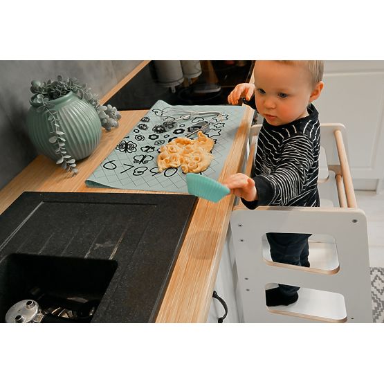 Torre apprendimento Montessori Sara Scandi - bianca