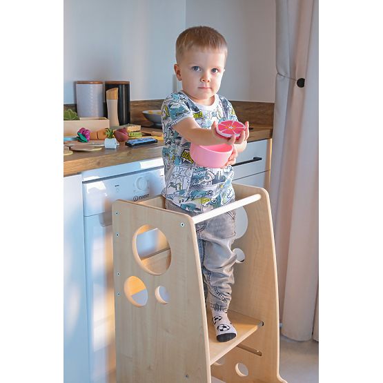 Torre di apprendimento Montessori Anelli decoro Woody