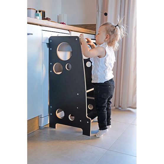 Torre di apprendimento Montessori Anelli neri