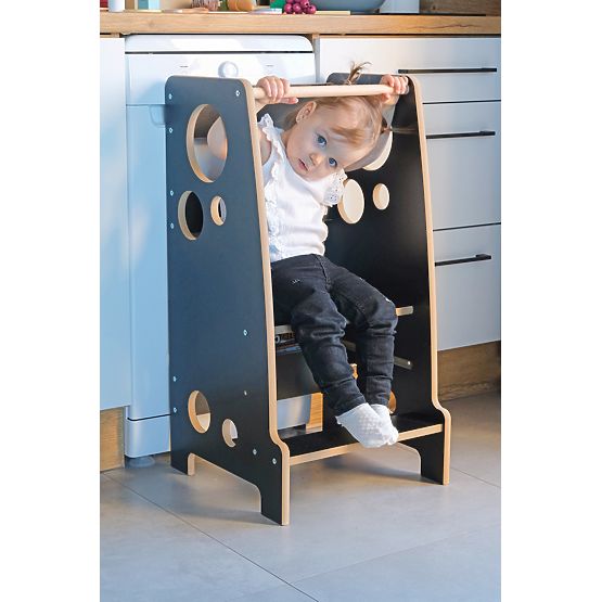 Torre di apprendimento Montessori Anelli neri