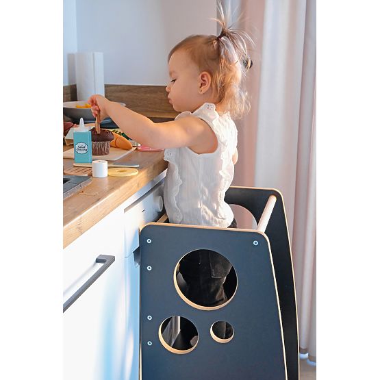 Torre di apprendimento Montessori Anelli neri