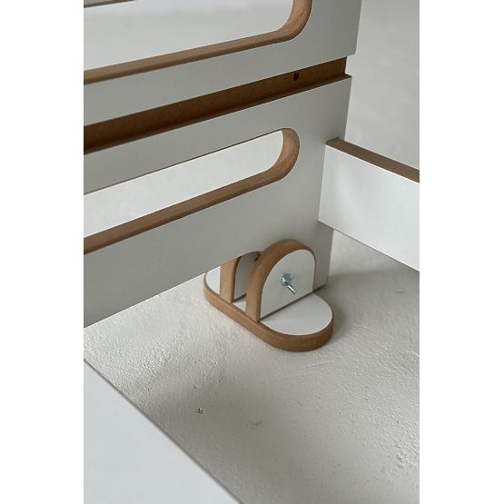 Torre di apprendimento per gemelli DOUBLE M - bianca