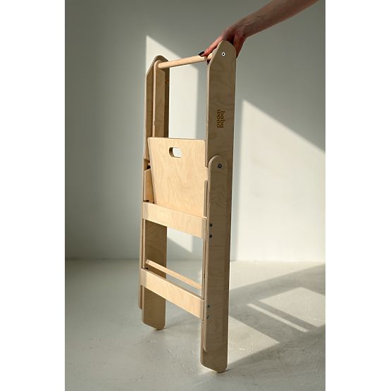 Torre di apprendimento pieghevole - naturale