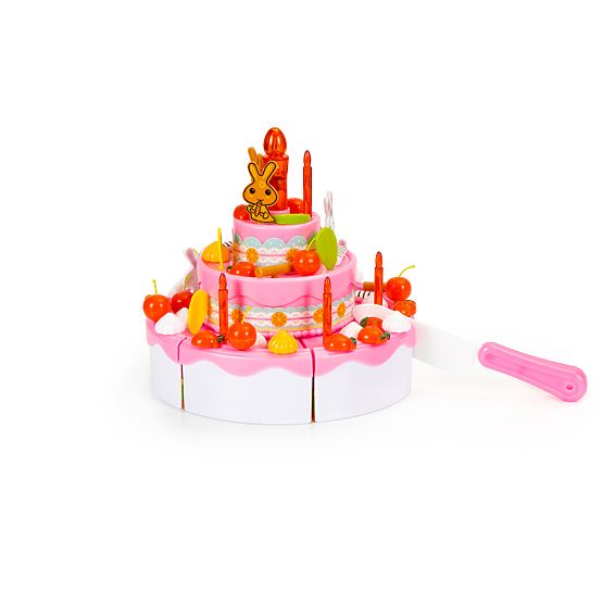 Torta da tagliare set compleanno festa 125 pezzi