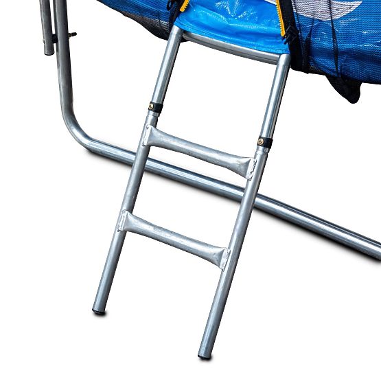 Trampolino da giardino con rete esterna diametro 10 ft 304-312 cm + scala