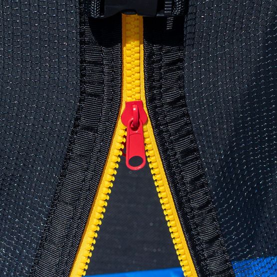 Trampolino da giardino con rete esterna diametro 8 ft 244-252 cm + scala