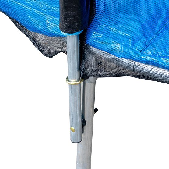 Trampolino da giardino con rete esterna diametro 8 ft 244-252 cm + scala