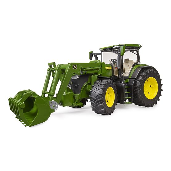 Trattore Bruder John Deere 7R 350 con caricatore frontale
