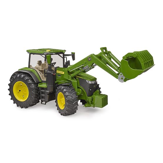 Trattore Bruder John Deere 7R 350 con caricatore frontale