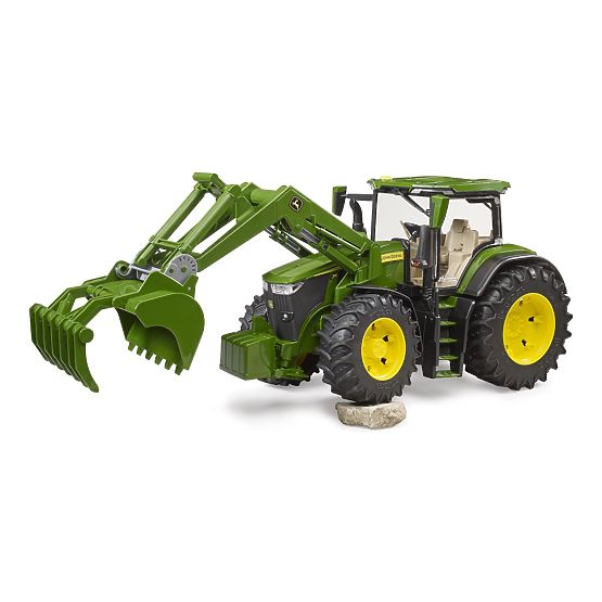Trattore Bruder John Deere 7R 350 con caricatore frontale