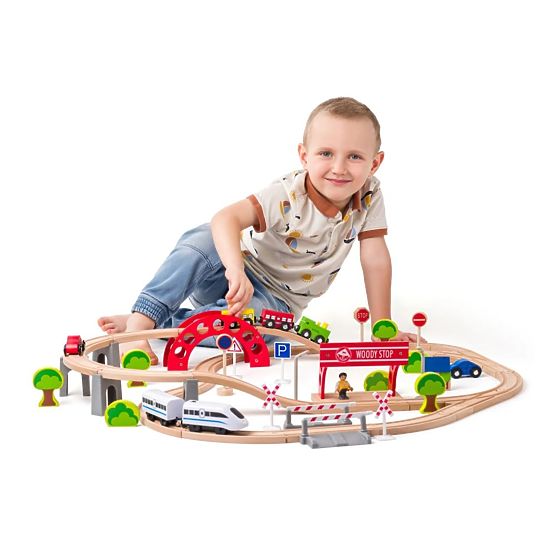 Trenino con locomotiva elettrica