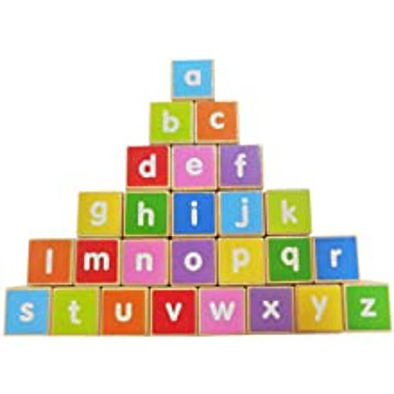 Treno di legno grandi blocchi educativi alfabeto ECOTOYS