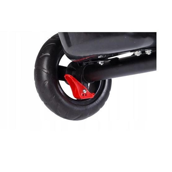 Triciclo Raven con barra di guida e sedile girevole - rosso