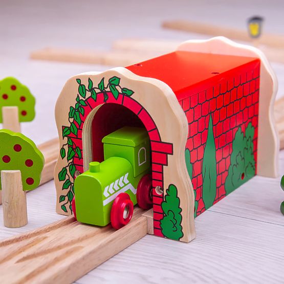 Tunnel ferroviario in mattoni Bigjigs Rail