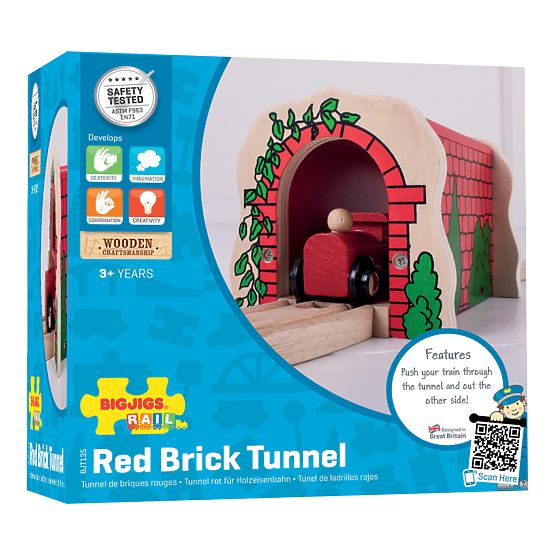 Tunnel ferroviario in mattoni Bigjigs Rail