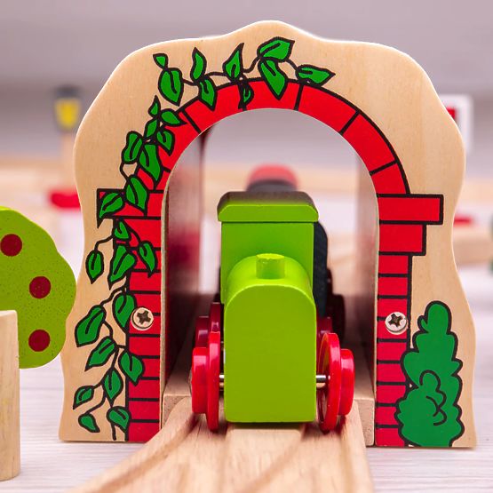 Tunnel ferroviario in mattoni Bigjigs Rail
