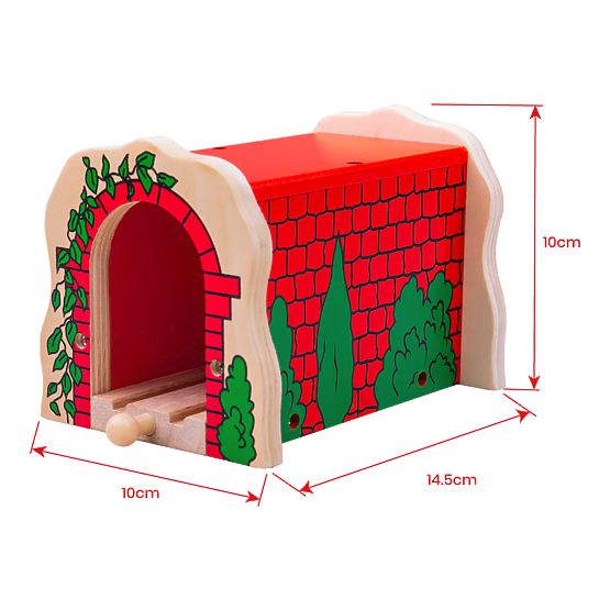 Tunnel ferroviario in mattoni Bigjigs Rail