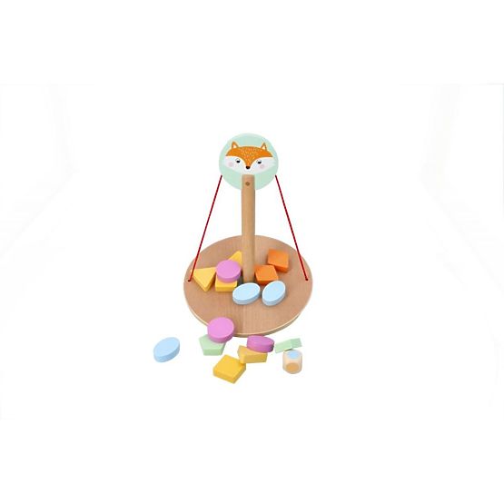 Un gioco di equilibrio con una volpe