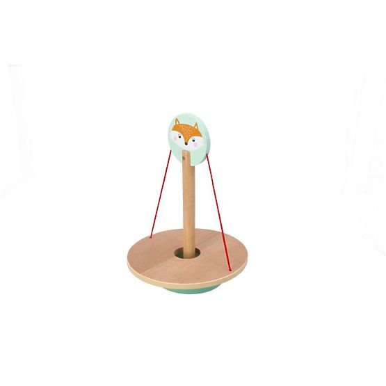 Un gioco di equilibrio con una volpe