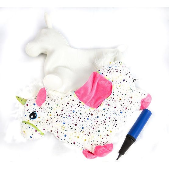 Unicorno saltellante in gomma con rivestimento