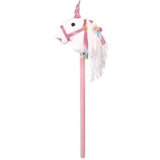 Unicorno su bastone Bianco Hobby Horse