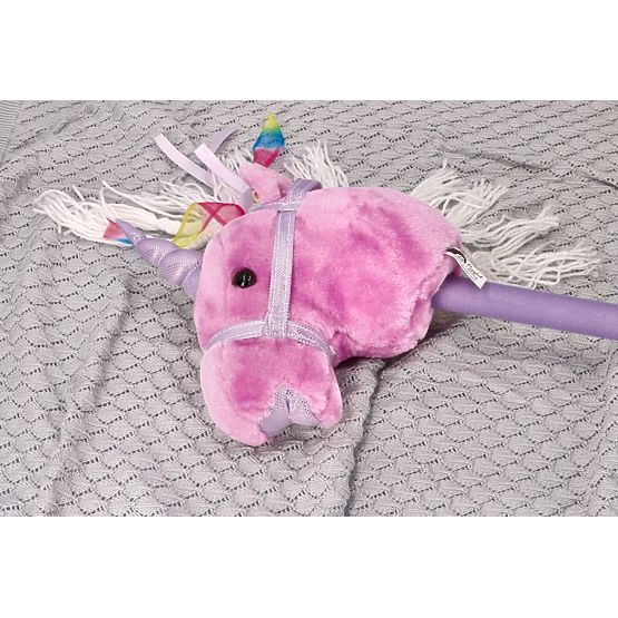 Unicorno su bastone Lila Hobby Horse