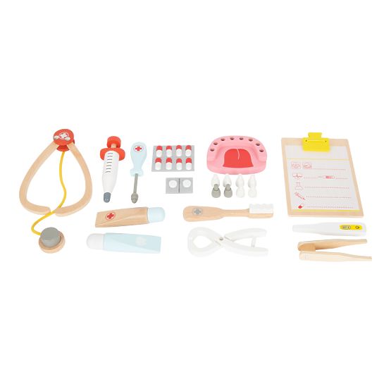 Valigetta da medico per bambini Small Foot per piccoli dentisti 2 in 1