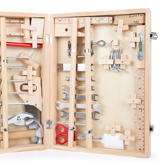 Valigia portautensili in legno Small Foot Deluxe