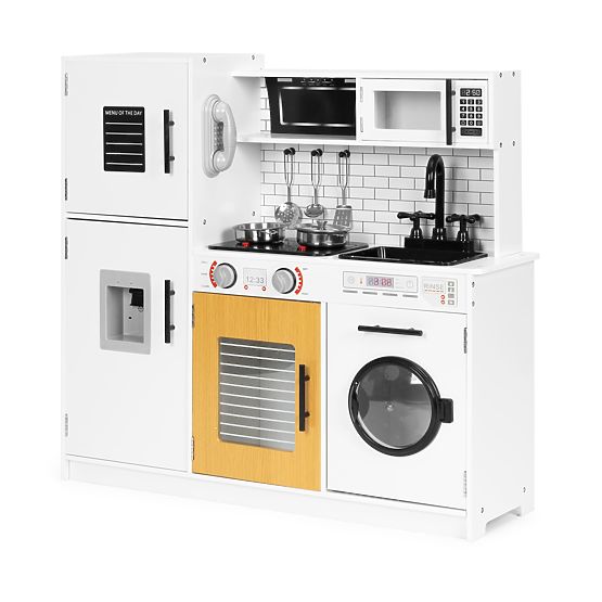 Grande cucina in legno per bambini + suoni e luci ECOTOYS