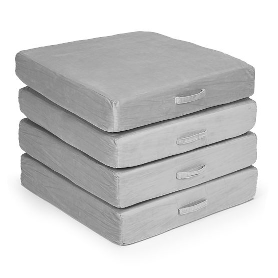 Grande divano modulare pieghevole per bambini DIY 8 cuscini morbidi - grigio ECOTOYS