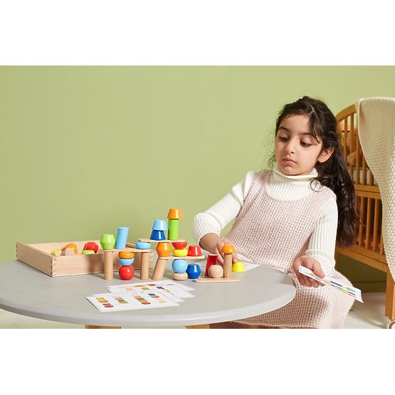 Viga Puzzle Torre di Costruzione