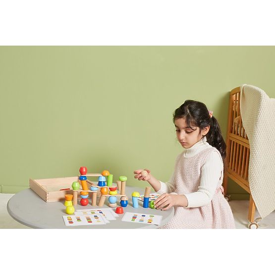 Viga Puzzle Torre di Costruzione