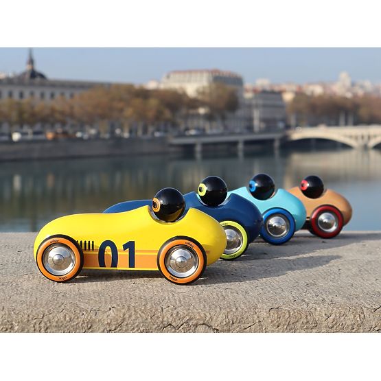 Vilac Auto in Legno Old Sport Compet Giallo