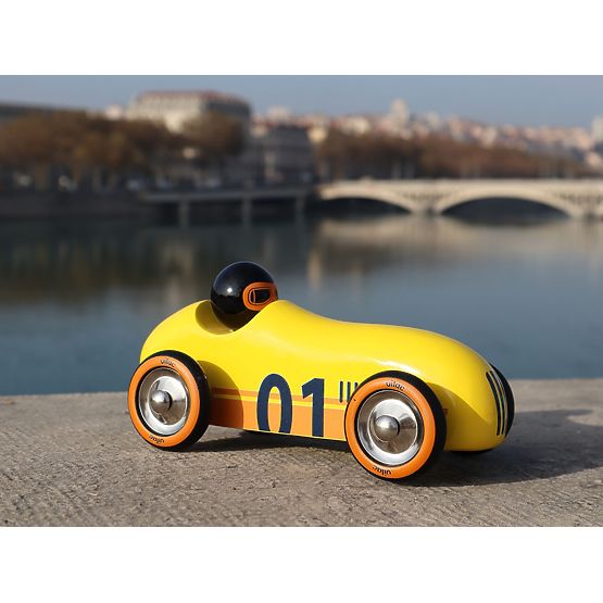 Vilac Auto in Legno Old Sport Compet Giallo