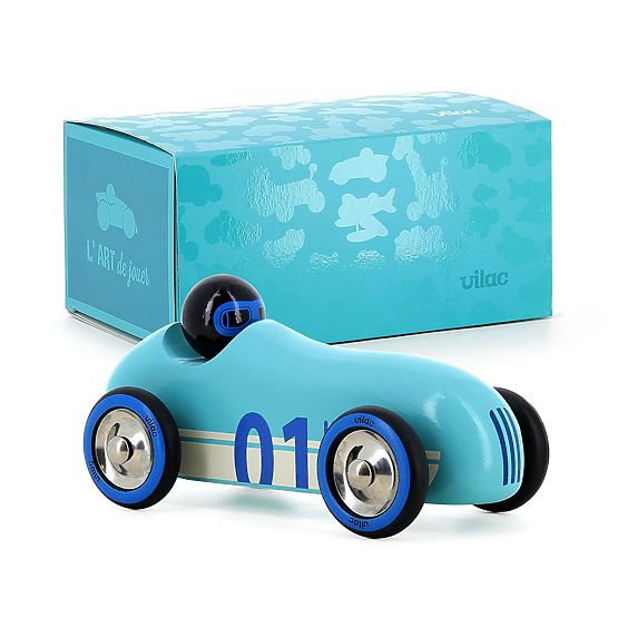 Vilac Auto in Legno Old Sport Compet turchese