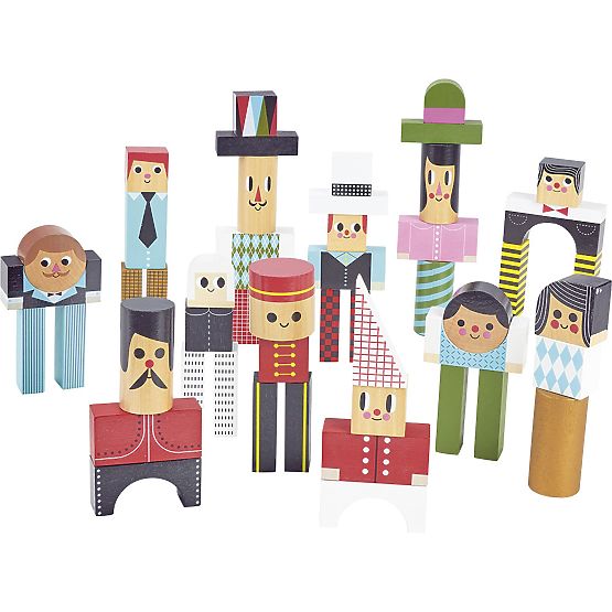 Vilac Blocchi di legno personaggi