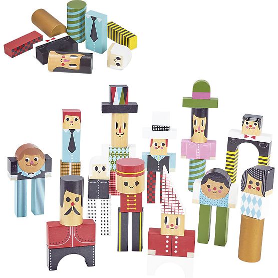Vilac Blocchi di legno personaggi