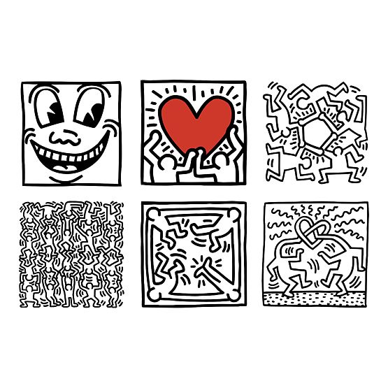 Vilac Cubi Illustrati Keith Haring