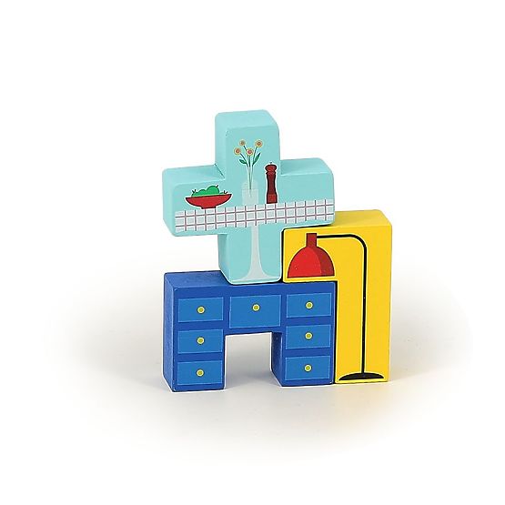 Vilac Gioco di logica in legno Caricalo correttamente! Traslocatori