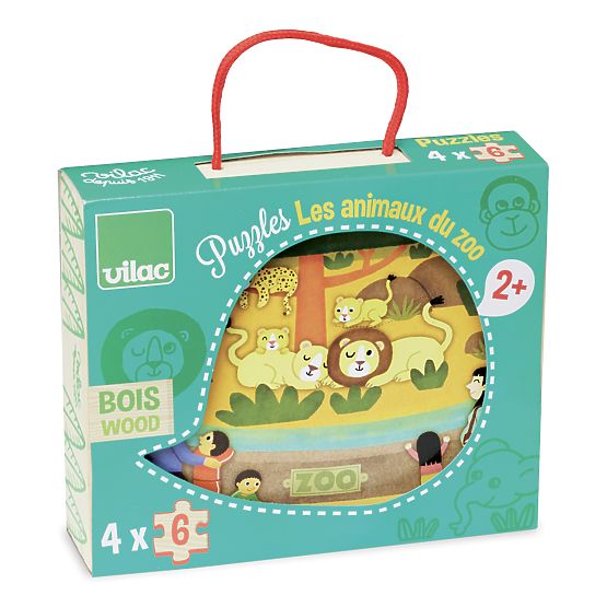 Vilac Puzzle in legno Zoo