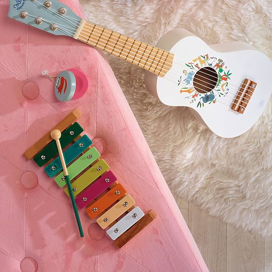 Vilac Set musicale in legno Animali del mondo Sarah Betz