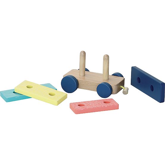 Vilac Treno di Legno Colorato Canopée