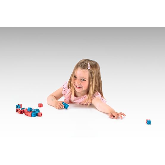 Wissner Blocchi rossi e blu 100 pezzi