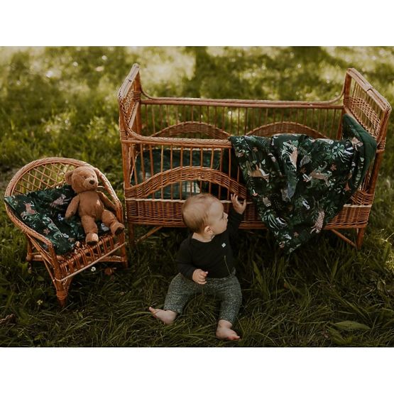 Coperta per neonati isolata Life in the forest